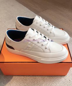Men's 20 official website limited edition couple's H home 24ss autumn and winter white shoeshfneyez4