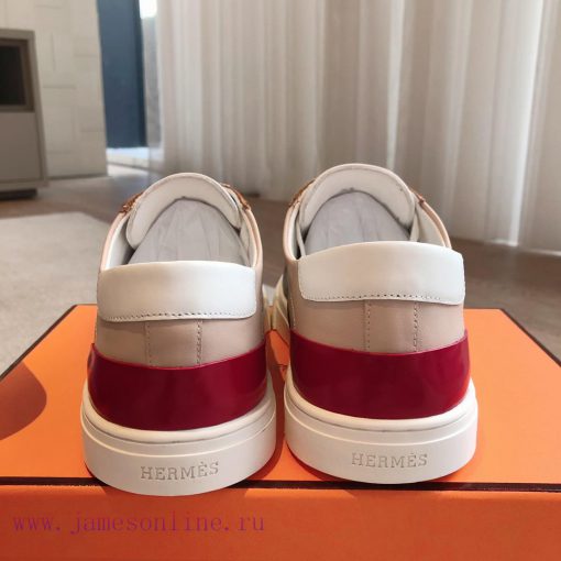 Men's 20 official website limited edition couple's H home 24ss autumn and winter white shoes54pqdlkx - Image 7