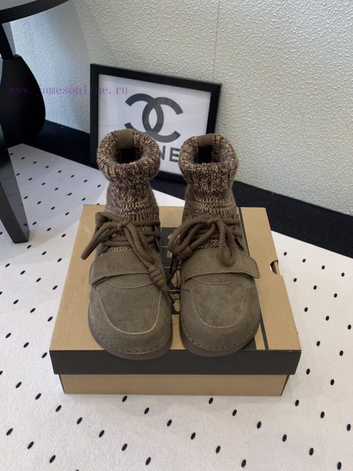 UGG's new fashionable boots with yarn splicing are ugly and cute, making them look great forgrbln5o0