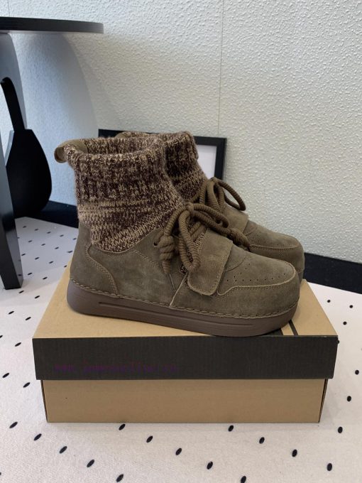 UGG's new fashionable boots with yarn splicing are ugly and cute, making them look great forgrbln5o0 - Image 3