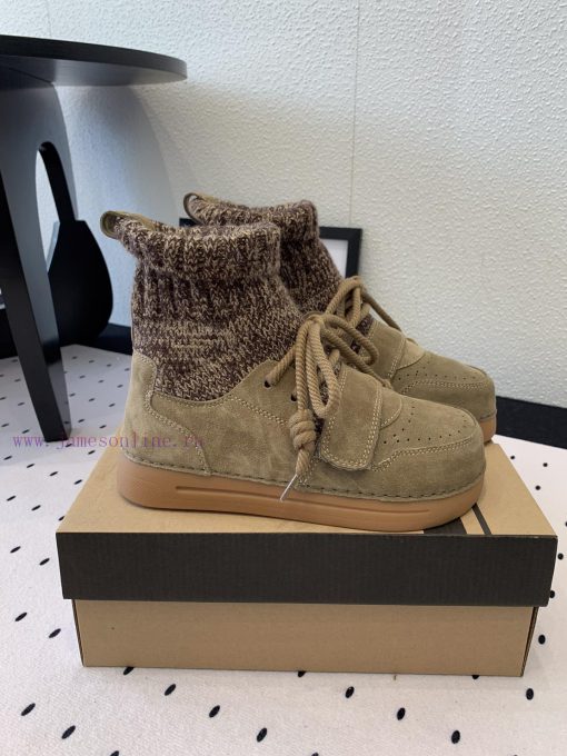 UGG's new fashionable boots with yarn splicing are ugly and cute, making them look great forn2o1re0r - Image 3