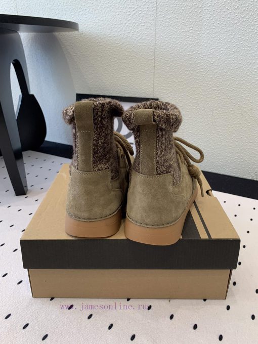UGG's new fashionable boots with yarn splicing are ugly and cute, making them look great forn2o1re0r - Image 4