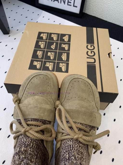 UGG's new fashionable boots with yarn splicing are ugly and cute, making them look great forn2o1re0r - Image 5