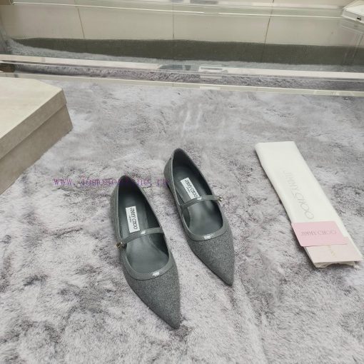 JIMMY CHOO Versatile Charm High Heels, made of brushed leather material to achieve the class69qp4c0j - Image 2