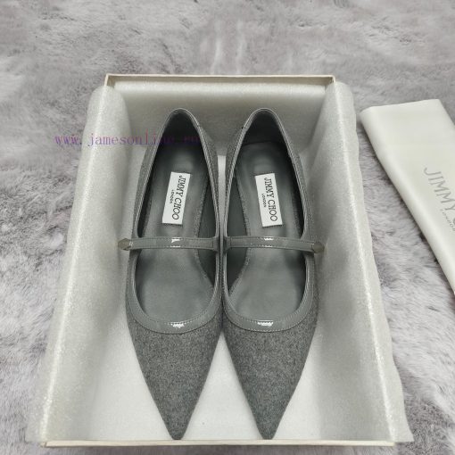 JIMMY CHOO Versatile Charm High Heels, made of brushed leather material to achieve the class69qp4c0j - Image 9