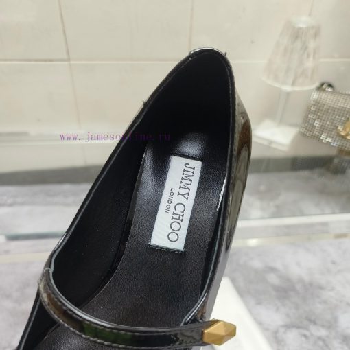 JIMMY CHOO Versatile Charm High Heels, made of brushed leather material to achieve the class5kbb8ocj - Image 4