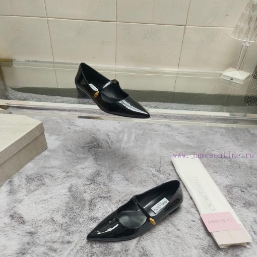 JIMMY CHOO Versatile Charm High Heels, made of brushed leather material to achieve the class5kbb8ocj - Image 5