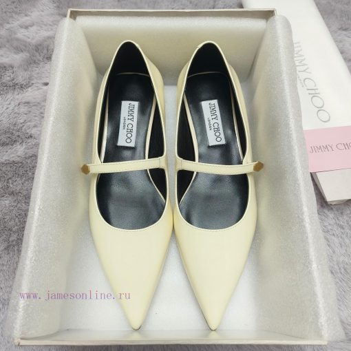 JIMMY CHOO Versatile Charm High Heels, made of brushed leather material to achieve the class9wm6uquc - Image 8