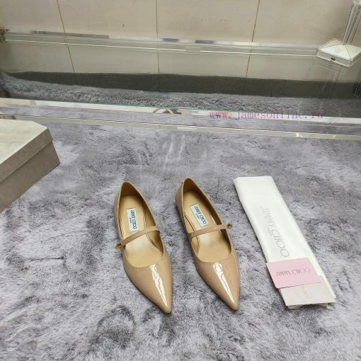 JIMMY CHOO Versatile Charm High Heels, made of brushed leather material to achieve the class291qzxzz - Image 2