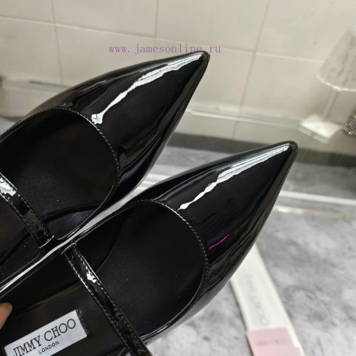 JIMMY CHOO Versatile Charm High Heels, made of brushed leather material to achieve the class5kbb8ocj - Image 9