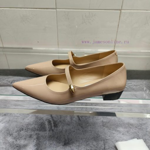 JIMMY CHOO Versatile Charm High Heels, made of brushed leather material to achieve the class291qzxzz - Image 10