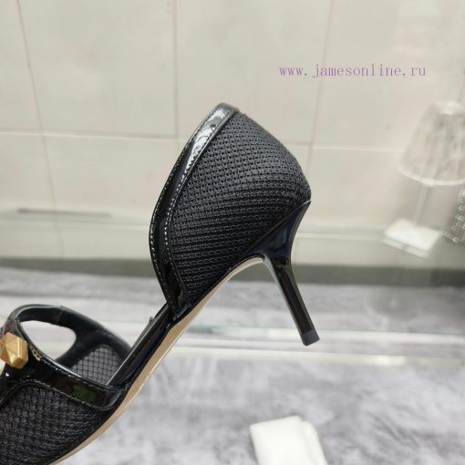 JIMMY CHOO Versatile Charm High Heels, made of brushed leather material to achieve the classzehr7sao - Image 6