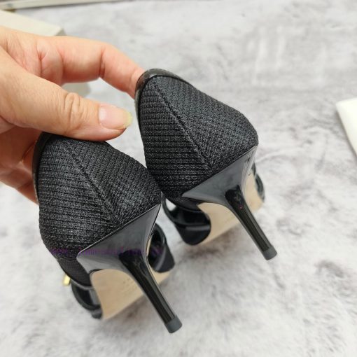 JIMMY CHOO Versatile Charm High Heels, made of brushed leather material to achieve the classzehr7sao - Image 7