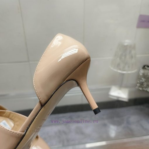 JIMMY CHOO Versatile Charm High Heels, made of brushed leather material to achieve the class1bdexwgm - Image 5