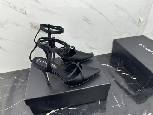 CHANEL24 new products Pointed high heels are simply perfect and easy to handleReal silk exudcbthuuwz - Image 6