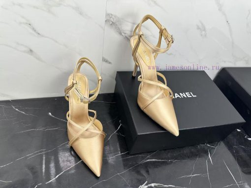 CHANEL24 new products Pointed high heels are simply perfect and easy to handleReal silk exud2hirbyb0 - Image 6