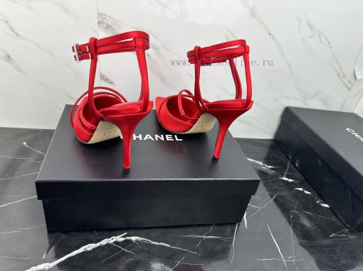CHANEL24 new products Pointed high heels are simply perfect and easy to handleReal silk exud7rmpeols - Image 9