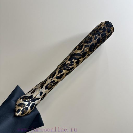 Dolce & GabbanaLeopard print jacquard knee high bootsBrown large area leopard printOriginal x02q754t - Image 8