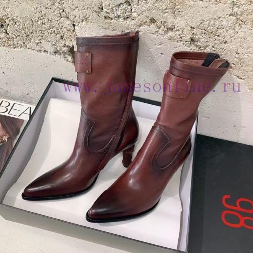 Top qualitya.s 98 fw24 new arrival～ A. S 98 2024 Autumn/Winter New High Heel Pointed Short Btm6rc2bu - Image 6