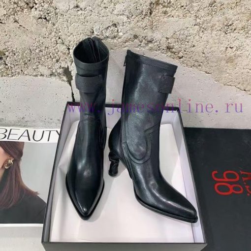 Top qualitya.s 98 fw24 new arrival～ A. S 98 2024 Autumn/Winter New High Heel Pointed Short Bwu1n77fr - Image 5