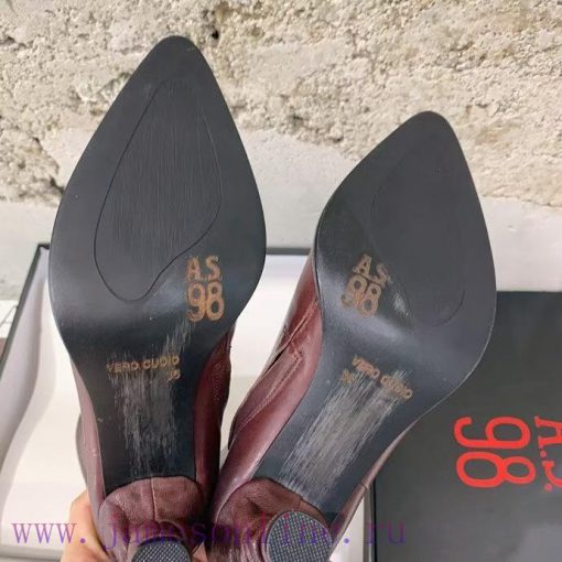 Top qualitya.s 98 fw24 new arrival～ A. S 98 2024 Autumn/Winter New High Heel Pointed Short Btm6rc2bu - Image 10
