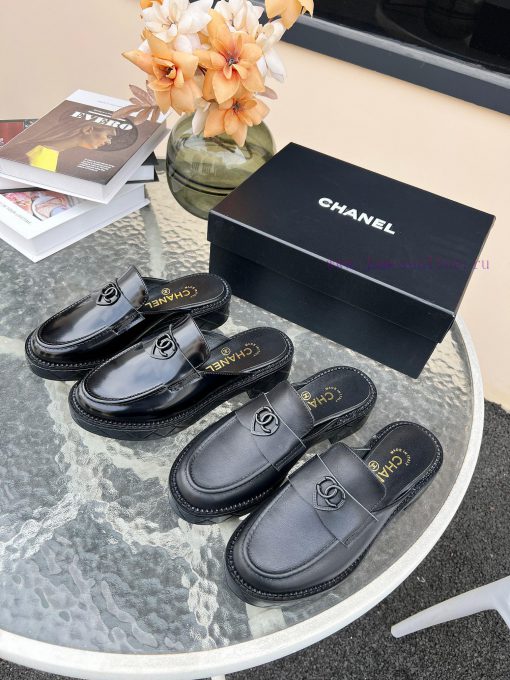 Yuan ️𝗖𝗛𝗔𝗡𝗘𝗟𝟐 4B Chanel high school retro loafersChanel's Granny Chanel is a big head loafer2ox3r0zq - Image 2