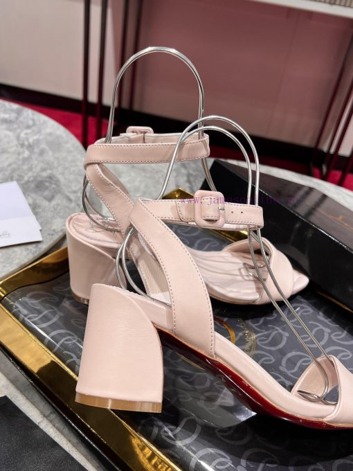 Coarse heeled sandals ︎ ️Miss Jane sandals are designed with 55mm right angled high heels. Tntgbb8ve - Image 3