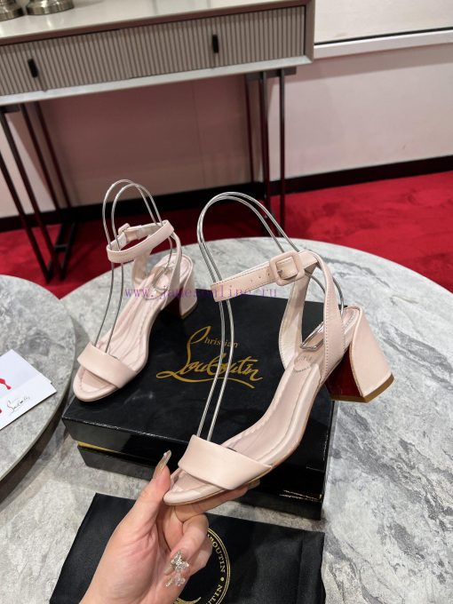 Coarse heeled sandals ︎ ️Miss Jane sandals are designed with 55mm right angled high heels. Tntgbb8ve - Image 4