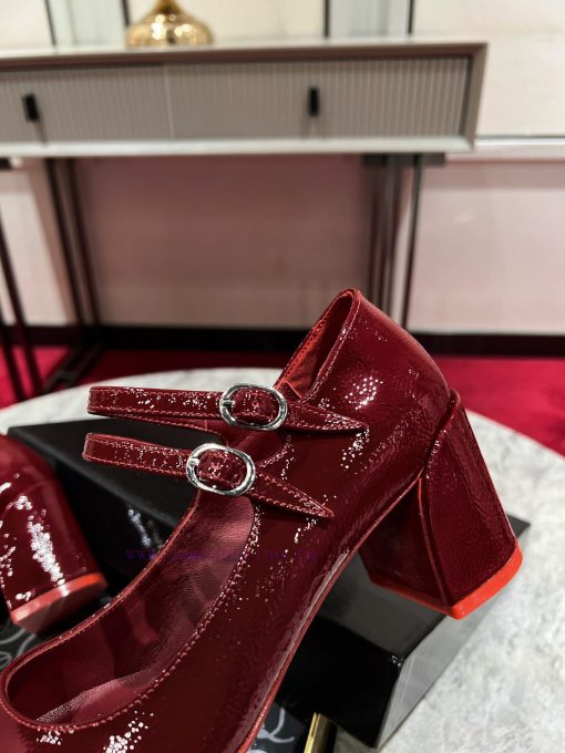 Mary Jane Single Shoes ︎ ️French retro signature item - Mary Jane shoes, highlighting uniquea6n71bis - Image 3