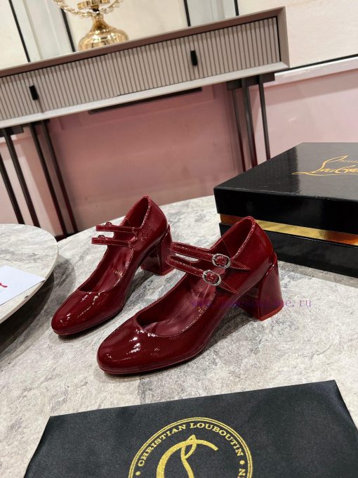 Mary Jane Single Shoes ︎ ️French retro signature item - Mary Jane shoes, highlighting uniquea6n71bis - Image 4