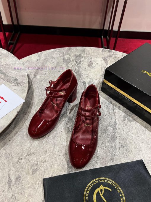Mary Jane Single Shoes ︎ ️French retro signature item - Mary Jane shoes, highlighting uniquea6n71bis - Image 5
