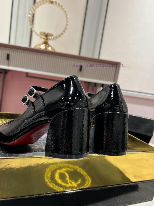 Mary Jane Single Shoes ︎ ️French retro signature item - Mary Jane shoes, highlighting uniquek4srv46u - Image 8