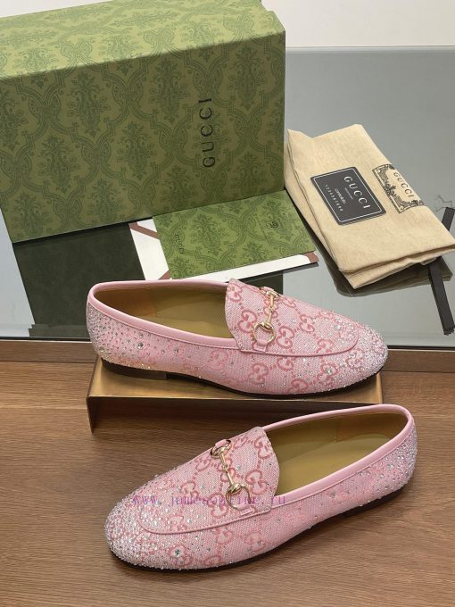 2025 early spring new Gucci Jordaan series multi facet crystal diamond loafers, aiming for t4lsz9nfy - Image 6