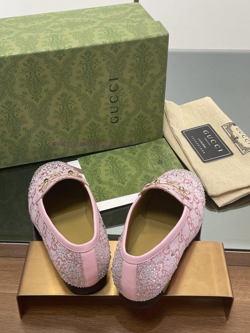 2025 early spring new Gucci Jordaan series multi facet crystal diamond loafers, aiming for t4lsz9nfy - Image 9