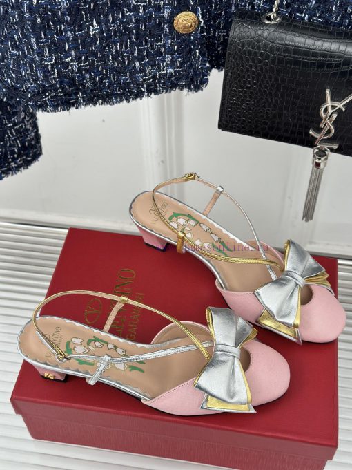 Valentino/Valentino 25ss Early SpringNew Butterfly Knot SandalsHighly recognizable personal oo642k2m - Image 4
