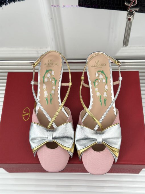 Valentino/Valentino 25ss Early SpringNew Butterfly Knot SandalsHighly recognizable personal oo642k2m - Image 5