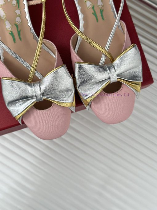 Valentino/Valentino 25ss Early SpringNew Butterfly Knot SandalsHighly recognizable personal oo642k2m - Image 8