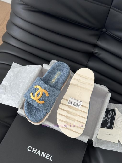 Chanel 24B new fur slippersThis fur mop is really cuteSoft and fluffy fur, comfortable and wbvrf3gvj - Image 4