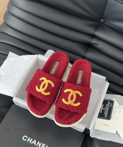 Chanel 24B new fur slippersThis fur mop is really cuteSoft and fluffy fur, comfortable and wzguva8k1