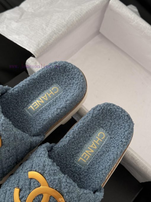 Chanel 24B new fur slippersThis fur mop is really cuteSoft and fluffy fur, comfortable and wbvrf3gvj - Image 7