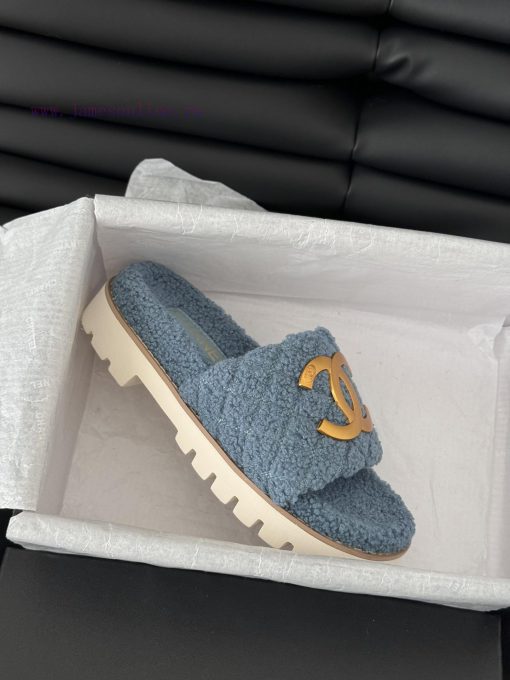 Chanel 24B new fur slippersThis fur mop is really cuteSoft and fluffy fur, comfortable and wbvrf3gvj - Image 9