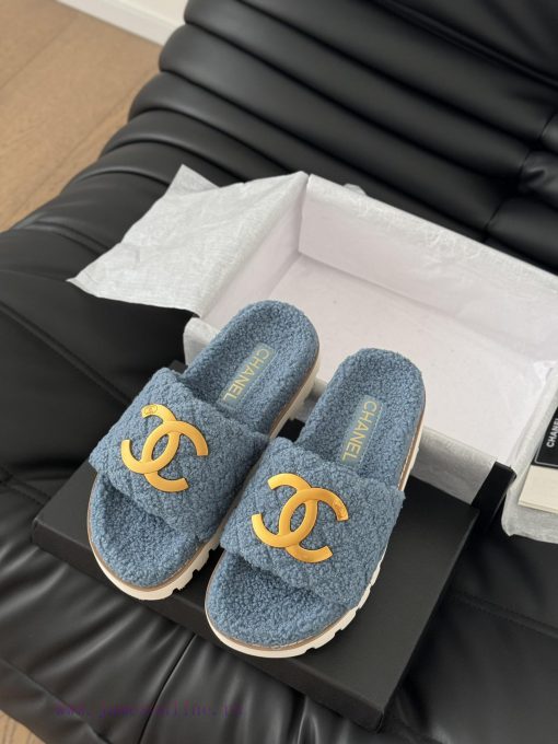 Chanel 24B new fur slippersThis fur mop is really cuteSoft and fluffy fur, comfortable and wbvrf3gvj - Image 10