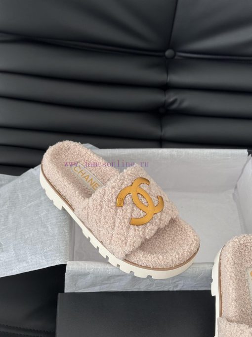 Chanel 24B new fur slippersThis fur mop is really cuteSoft and fluffy fur, comfortable and w887c6c5d - Image 8
