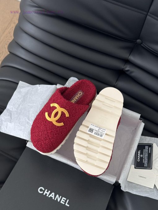 Chanel 24B new fur slippersThis fur mop is really cuteSoft and fluffy fur, comfortable and w34zmyvrh - Image 4