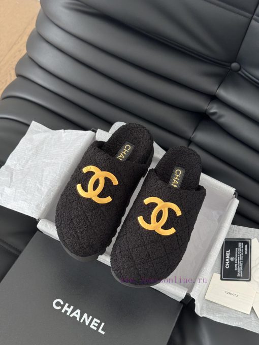Chanel 24B new fur slippersThis fur mop is really cuteSoft and fluffy fur, comfortable and wila51xtx - Image 2