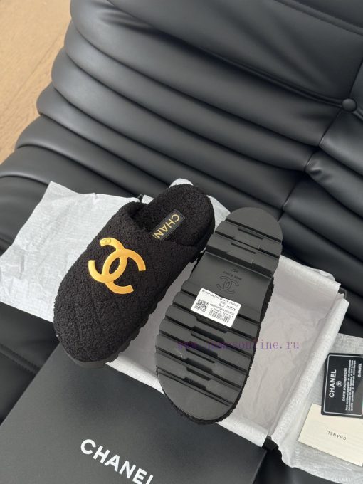 Chanel 24B new fur slippersThis fur mop is really cuteSoft and fluffy fur, comfortable and wila51xtx - Image 5
