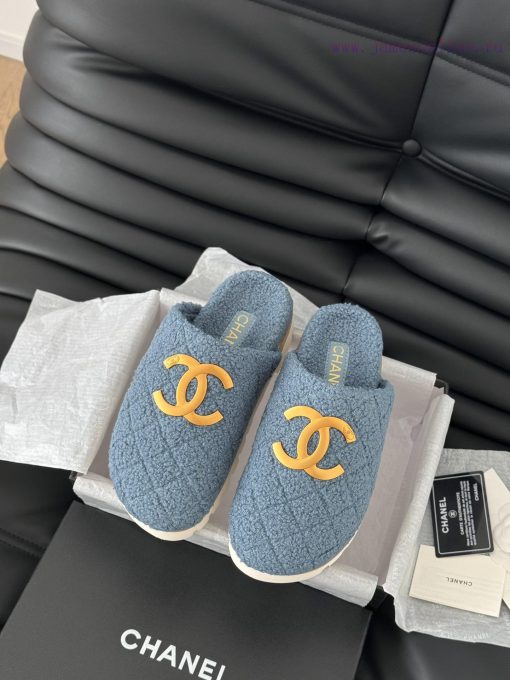 Chanel 24B new fur slippersThis fur mop is really cuteSoft and fluffy fur, comfortable and wgutv65m7 - Image 2