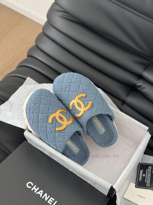 Chanel 24B new fur slippersThis fur mop is really cuteSoft and fluffy fur, comfortable and wgutv65m7 - Image 3