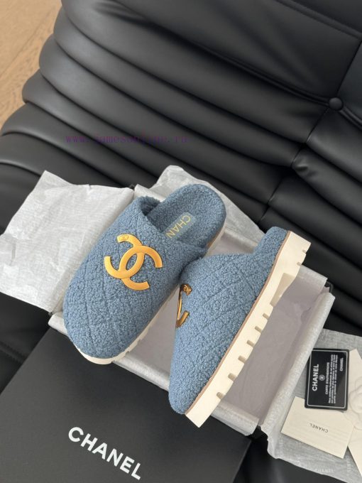 Chanel 24B new fur slippersThis fur mop is really cuteSoft and fluffy fur, comfortable and wgutv65m7 - Image 4