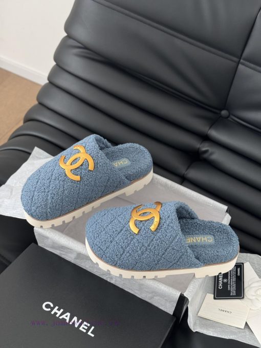 Chanel 24B new fur slippersThis fur mop is really cuteSoft and fluffy fur, comfortable and wgutv65m7 - Image 9